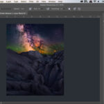 Screenshot of a Landscape Astrophotography post processing video. Astro blending techniques