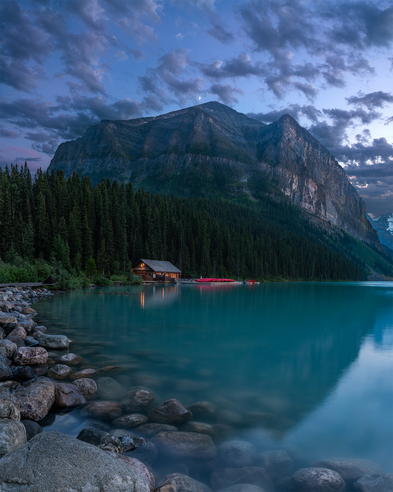 Landscape Photography at Lake Louise, Alberta during a landscape photography workshop