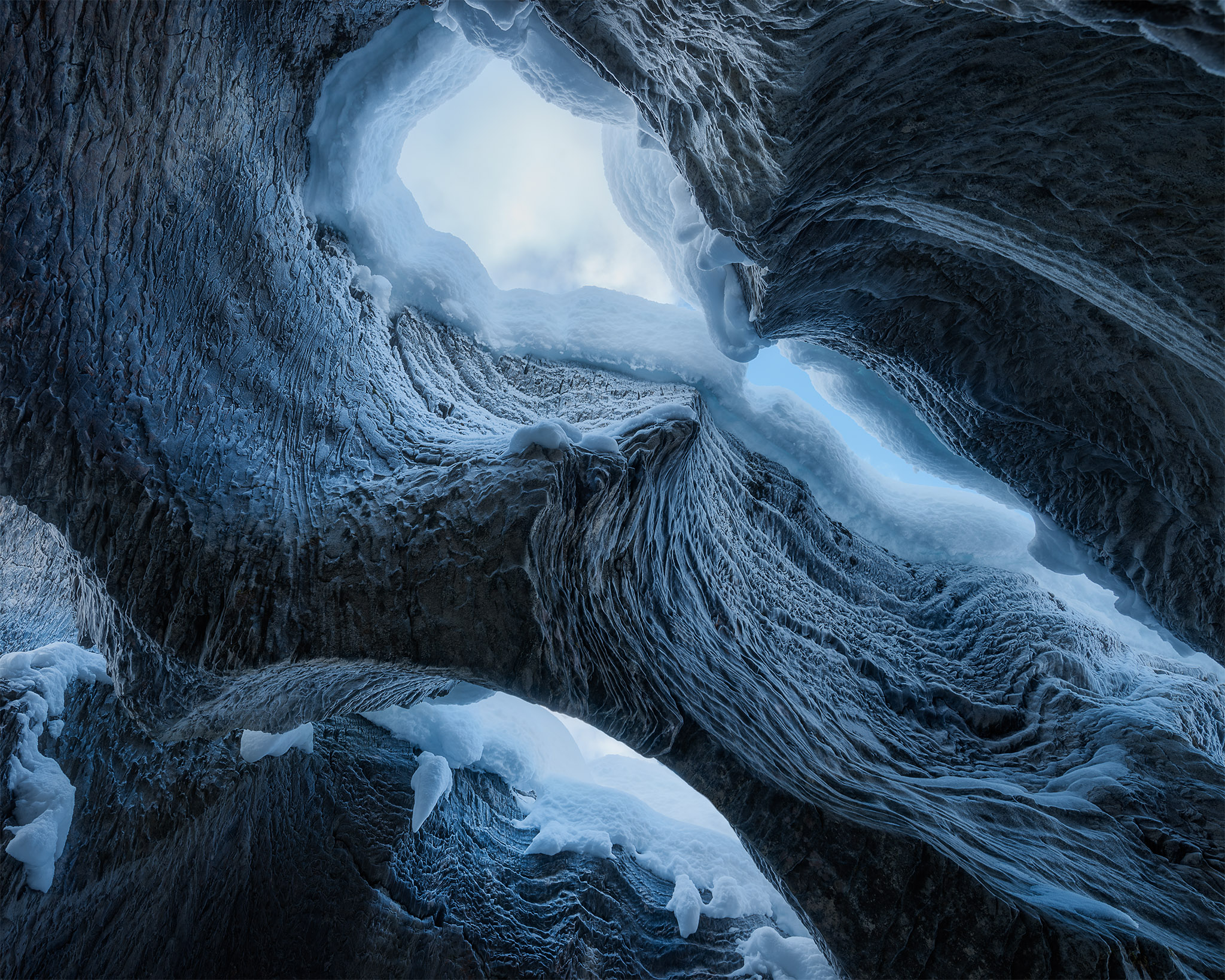 Landscape Photography of a rock formation at Natural Bridge near Emerald Lake in Yoho National Park, British Columbia