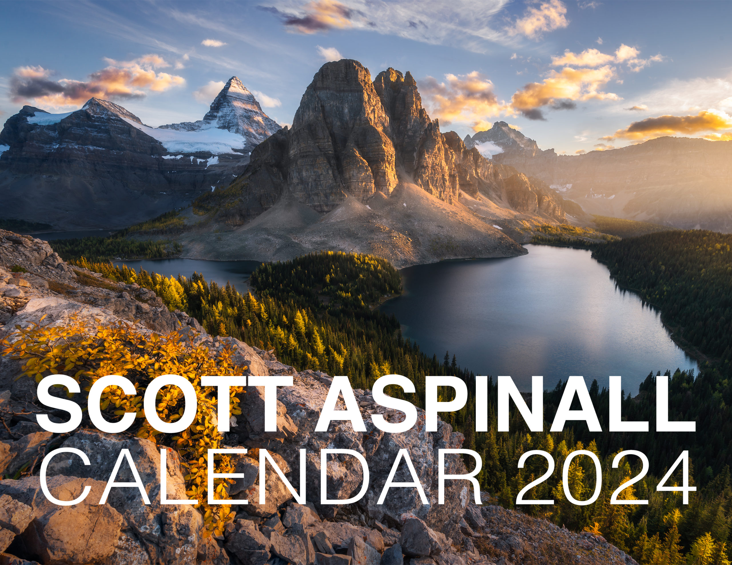 Landscape Photography calendar cover for 2024