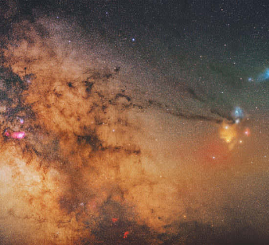 night photography of a 50mm view of the milky way
